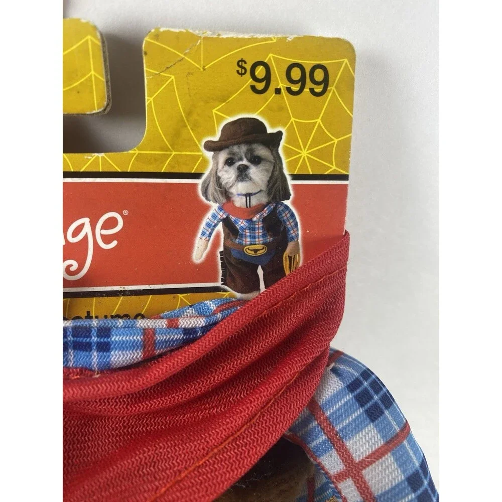 Small Dog Halloween Lot – Cowboy Costume XS & ASPCA Mesh Harness Adjustable